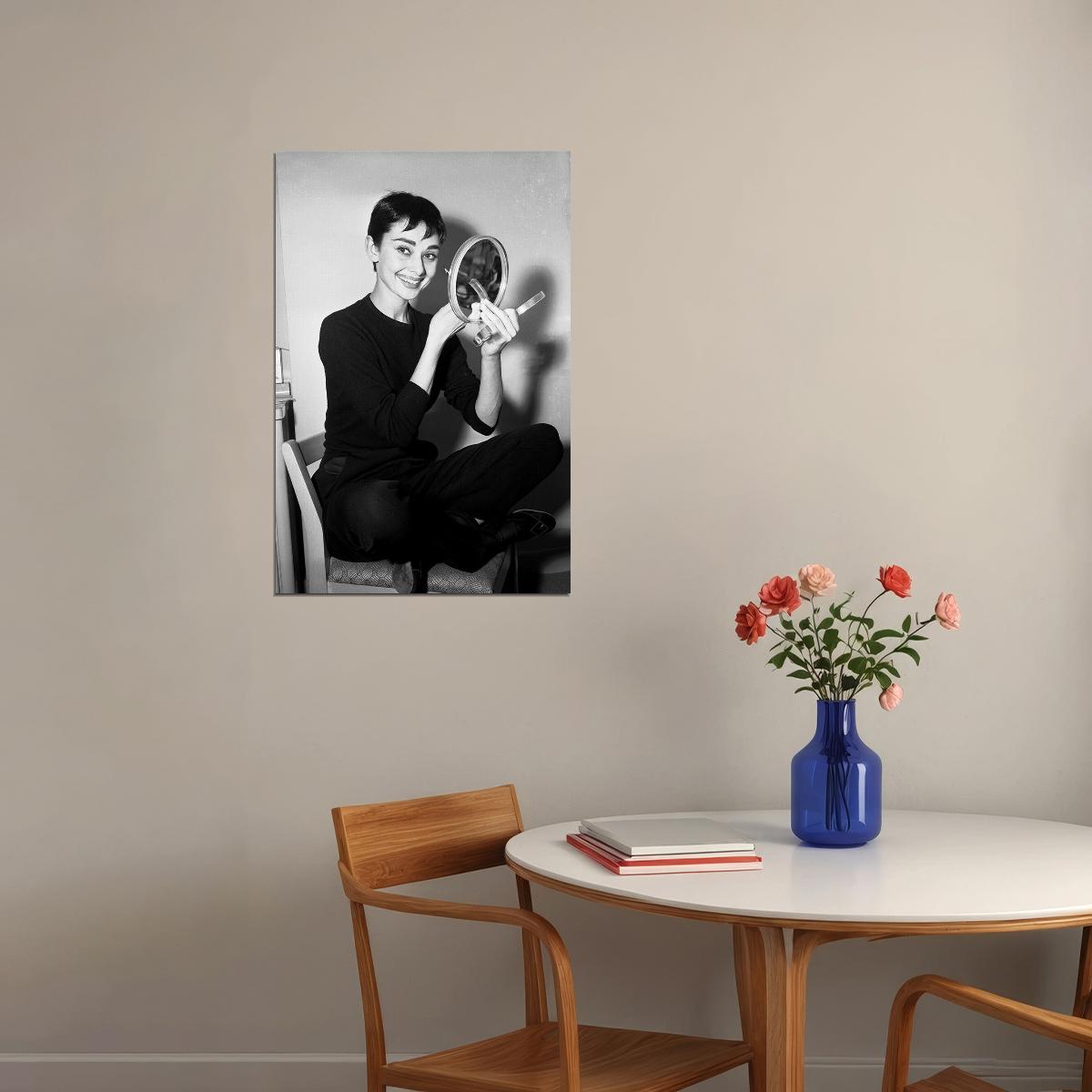 Audrey Hepburn Celebrity Cinema Actress Idol Poster Wall Art Print Home Wall Decor - xonomax