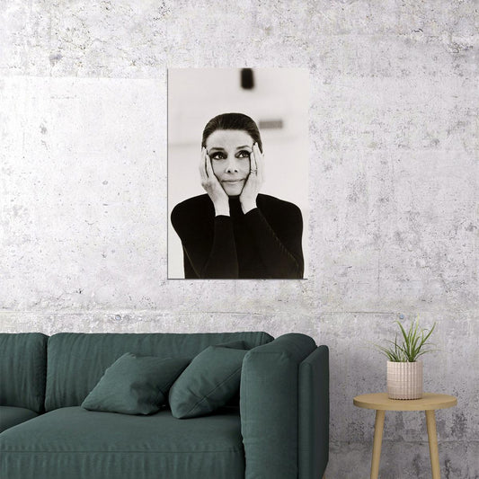 Audrey Hepburn Cinema Actress Fashion Icon Poster Wall Art Print Home Wall Decor - xonomax