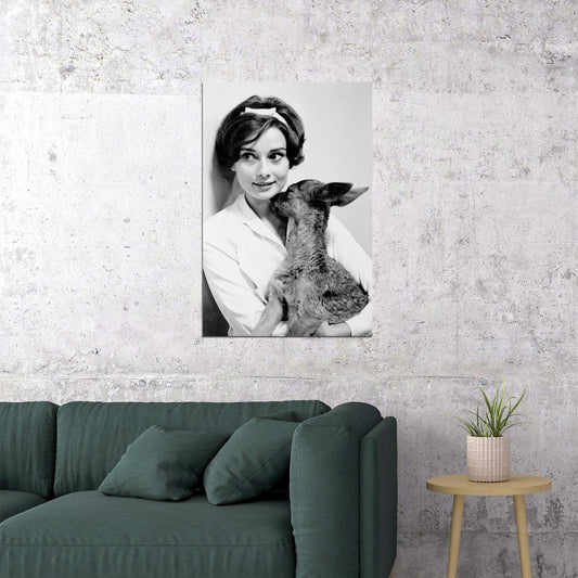 Audrey Hepburn Female Cinema Actress Idol Poster Wall Art Print Home Wall Decor - xonomax