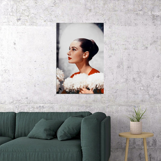 Audrey Hepburn Celebrity Cinema Actress Star Poster Wall Art Print Home Wall Decor - xonomax