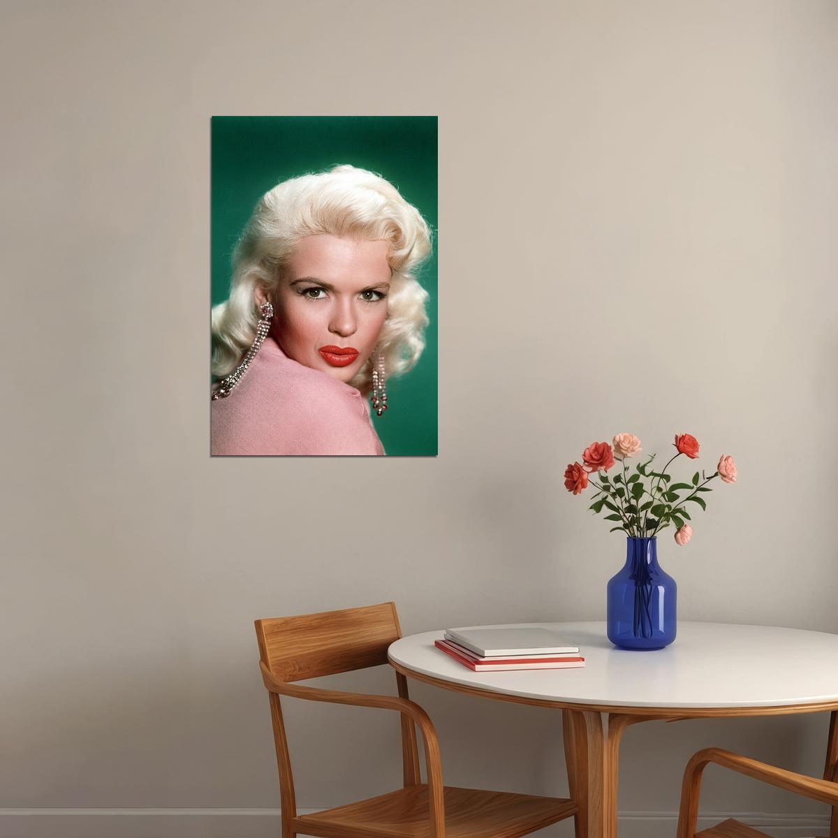 Jayne Mansfield Celebrity Cinema Actress Star Poster Wall Art Print Home Wall Decor