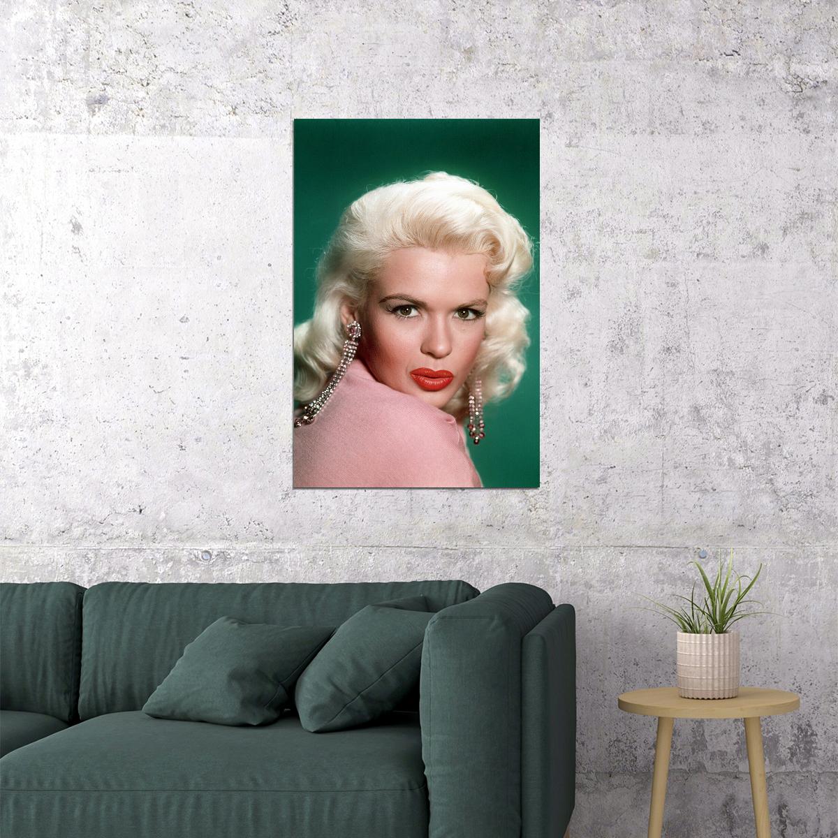 Jayne Mansfield Celebrity Cinema Actress Star Poster Wall Art Print Home Wall Decor