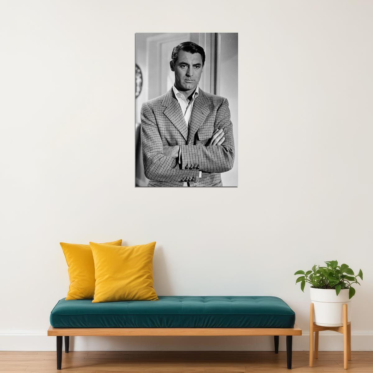 Cary Grant Celebrity Movie Actress Pantomime Poster Wall Art Print Home Wall Decor - xonomax