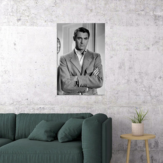 Cary Grant Celebrity Movie Actress Pantomime Poster Wall Art Print Home Wall Decor - xonomax