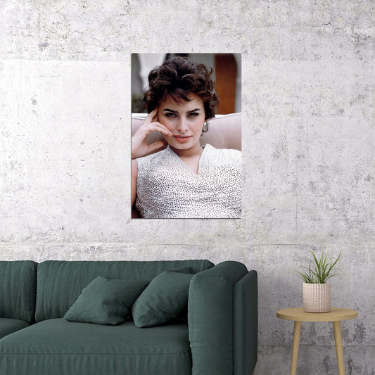 Sophia Loren Celebrity Movie Actress Star Poster Wall Art Print Home Wall Decor - xonomax