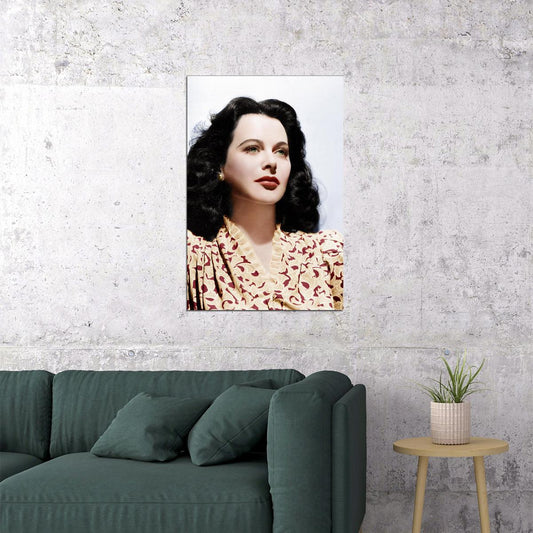 Hedy Lamarr Celebrity Cinema Actress Star Poster Wall Art Print Home Wall Decor - xonomax