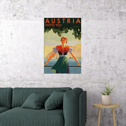 Austria Travel Famous Places Tourism Country Poster Wall Art Print Home Wall Decor - xonomax