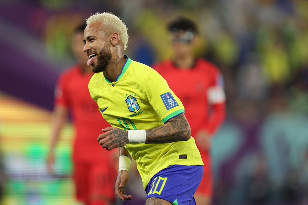 Neymar Goal Celebration Brazil World Cup Sport Poster Wall Art Print Home Wall Decor - xonomax