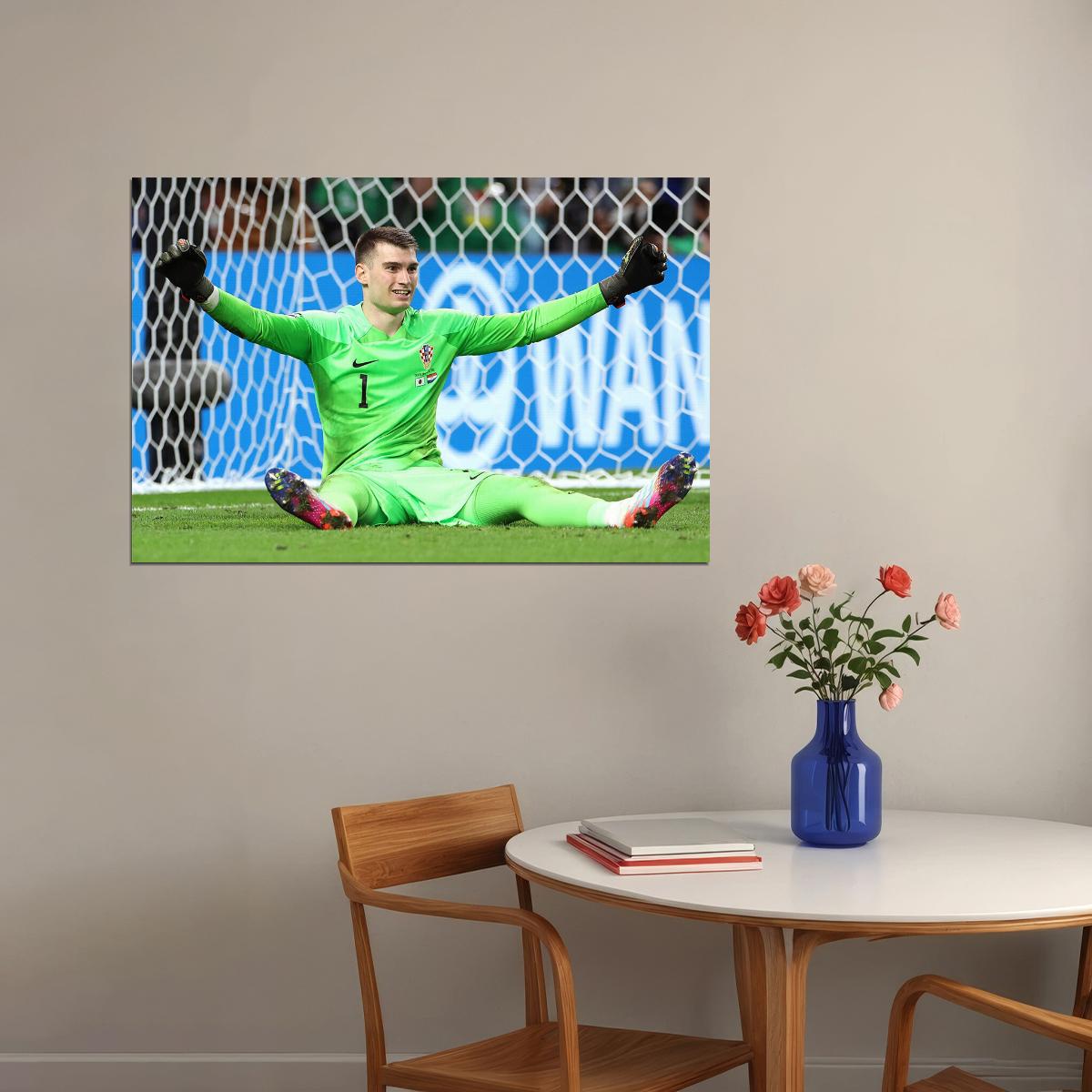 Dominik Livakovic Croatia National Team World Cup Poster Wall Art Print Home Wall Decor - xonomax