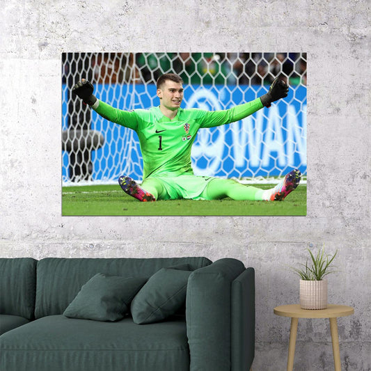 Dominik Livakovic Croatia National Team World Cup Poster Wall Art Print Home Wall Decor - xonomax