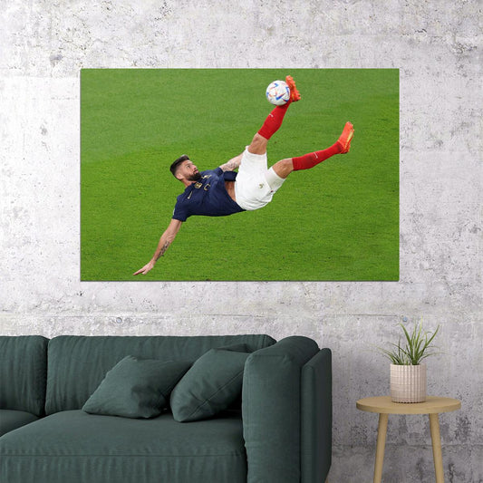 Olivier Giroud France National Team World Cup Fans Poster Wall Art Print Home Wall Decor - xonomax