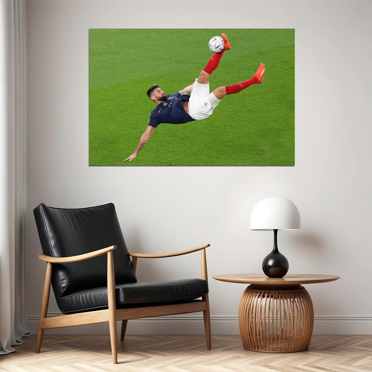 Olivier Giroud France National Team World Cup Fans Poster Wall Art Print Home Wall Decor - xonomax