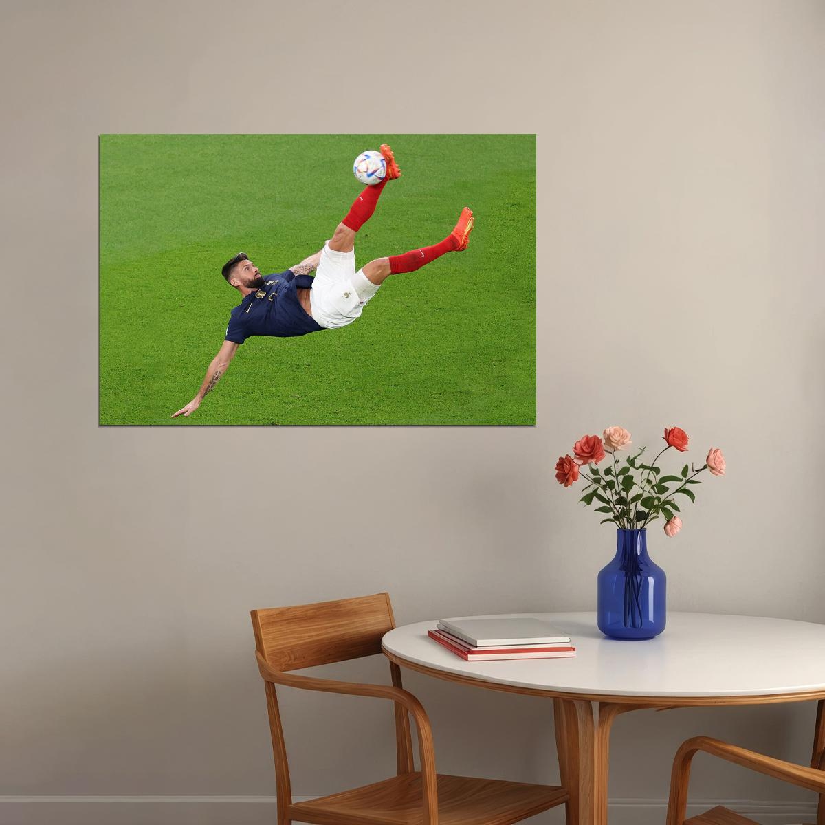 Olivier Giroud France National Team World Cup Fans Poster Wall Art Print Home Wall Decor - xonomax