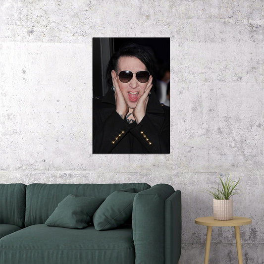 Marilyn Manson Celebrity Singer Rock Idol Poster Wall Art Print Home Wall Decor - xonomax