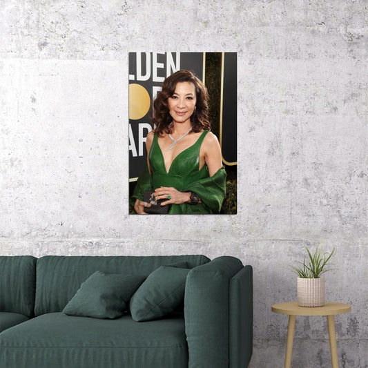 Michelle Yeoh Celebrity Cinema Actress Star Poster Wall Art Print Home Wall Decor - xonomax