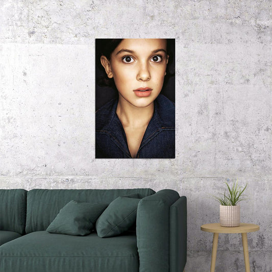 Millie Bobby Brown Celebrity Tv Series Actress Idol Poster Wall Art Print Home Wall Decor - xonomax