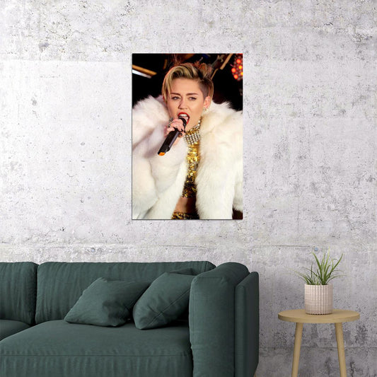 Miley Cyrus Celebrity Singer Cinema Actor Star Poster Wall Art Print Home Wall Decor - xonomax