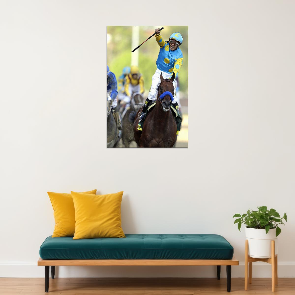 American Pharao Horse Race Hippodrome Sports Poster Wall Art Print Home Wall Decor - xonomax
