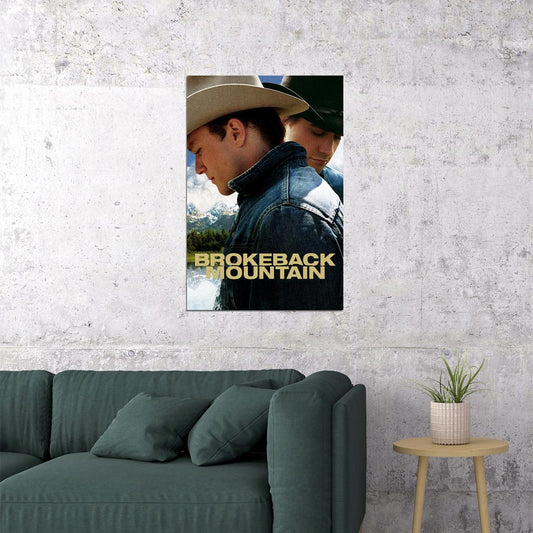 Brokeback Mountain Drama Romance Movie Poster Wall Art Print Home Wall Decor - xonomax