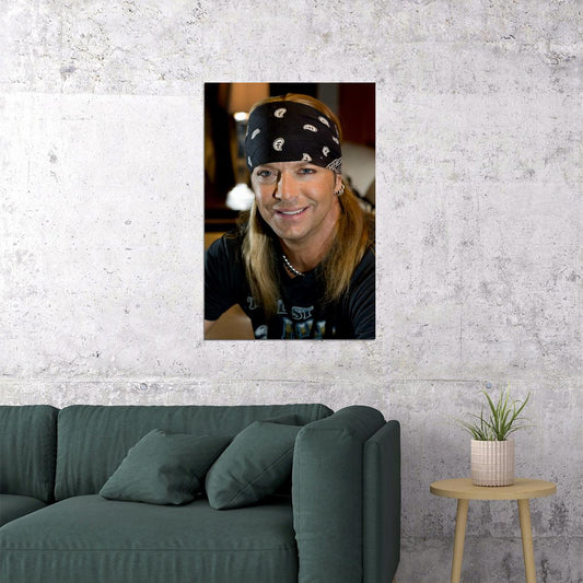 Bret Michaels Vintage Music Singer Song Star Poster Wall Art Print Home Wall Decor - xonomax