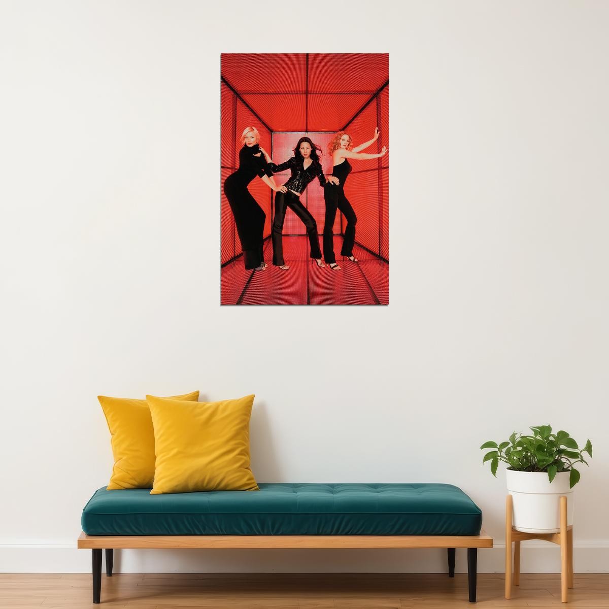 Charlie's Warrior Angels Action Comedi Movie Poster Wall Art Print Home Wall Decor - xonomax