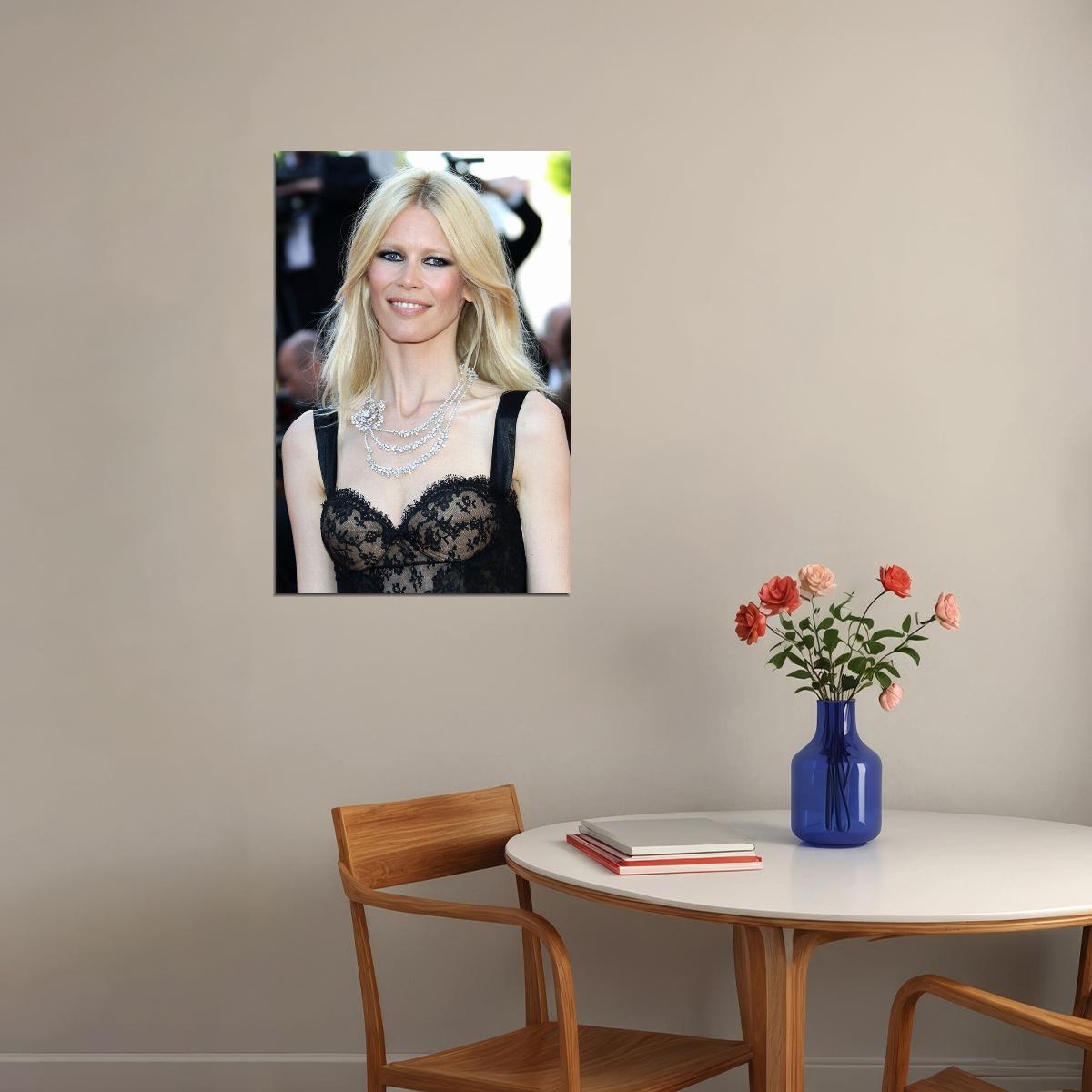 Claudia Schiffer Model Actress Star Poster Wall Art Print Home Wall Decor - xonomax