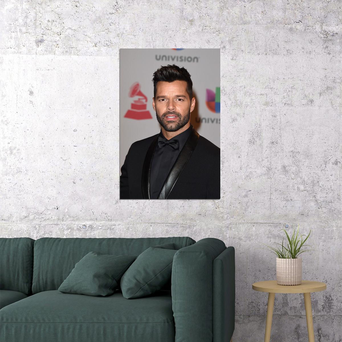 Ricky Martin Singer Music Actor Star Poster Wall Art Print Home Wall Decor
