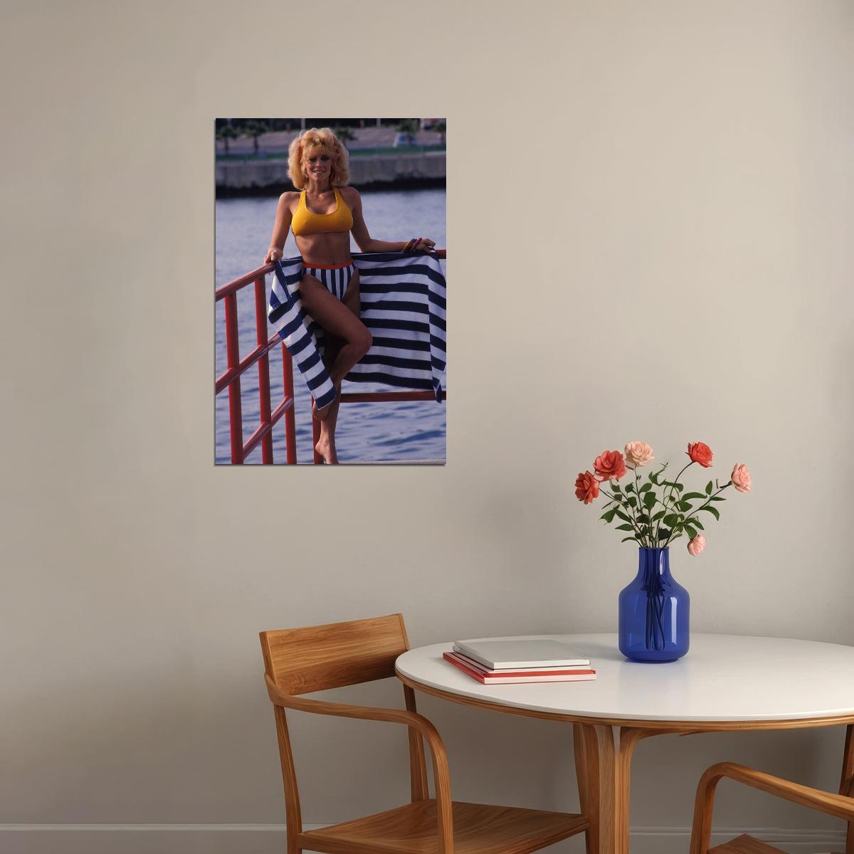 Judy Landers 80s 90s Movie Actor Star Poster Wall Art Print Home Wall Decor
