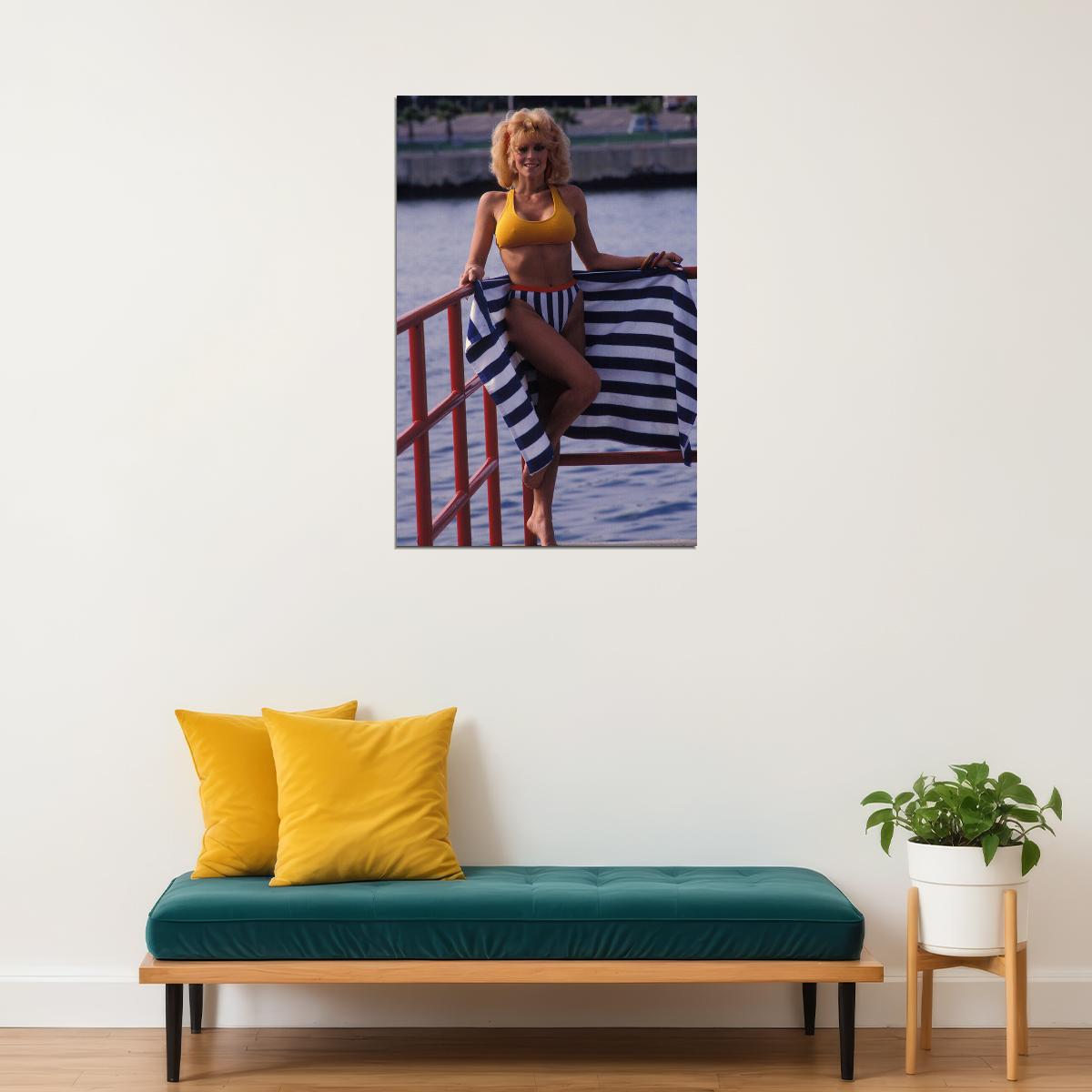 Judy Landers 80s 90s Movie Actor Star Poster Wall Art Print Home Wall Decor
