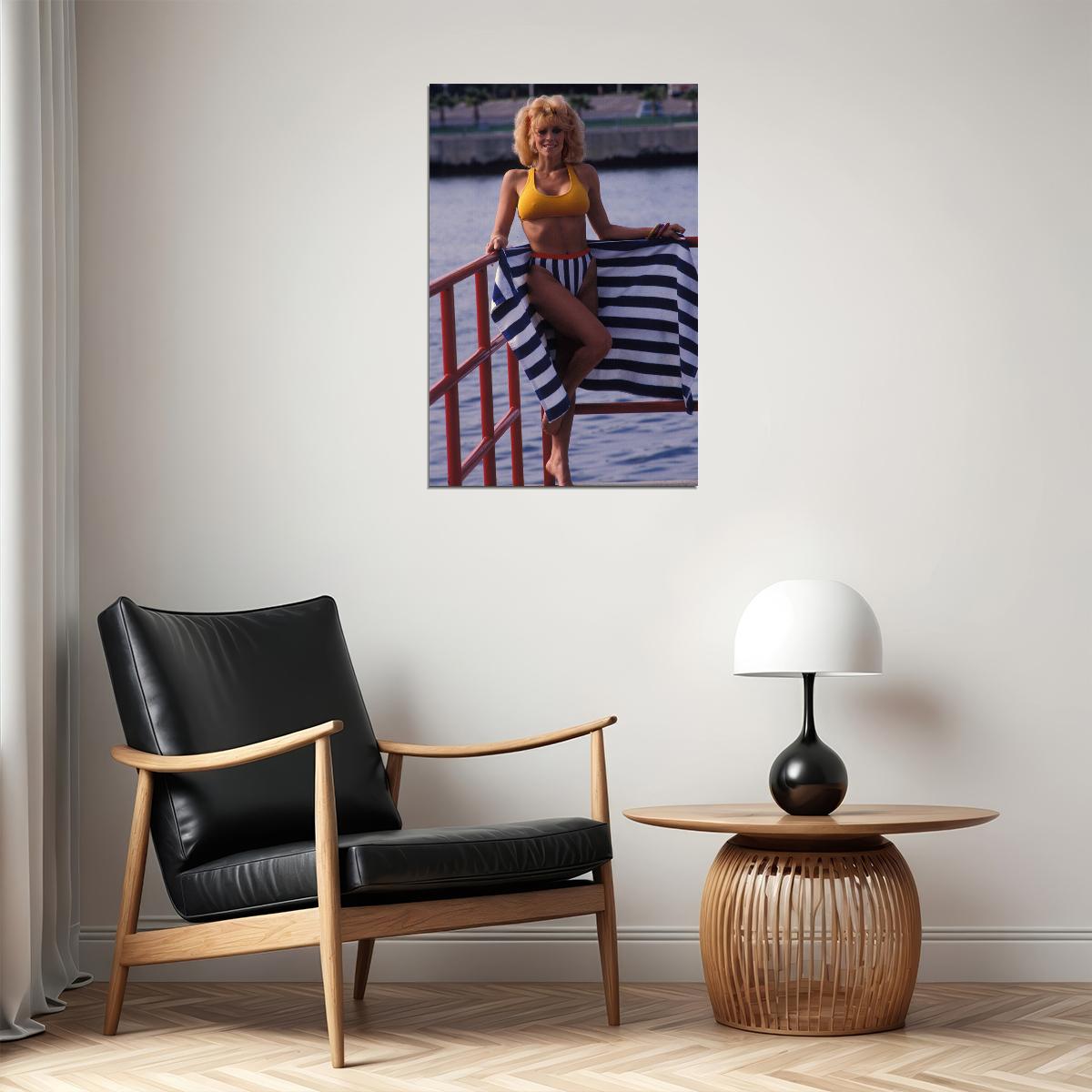 Judy Landers 80s 90s Movie Actor Star Poster Wall Art Print Home Wall Decor