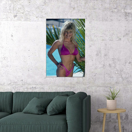 Joanne Mcvay 80s 90s Hot Model Star Poster Wall Art Print Home Wall Decor - xonomax