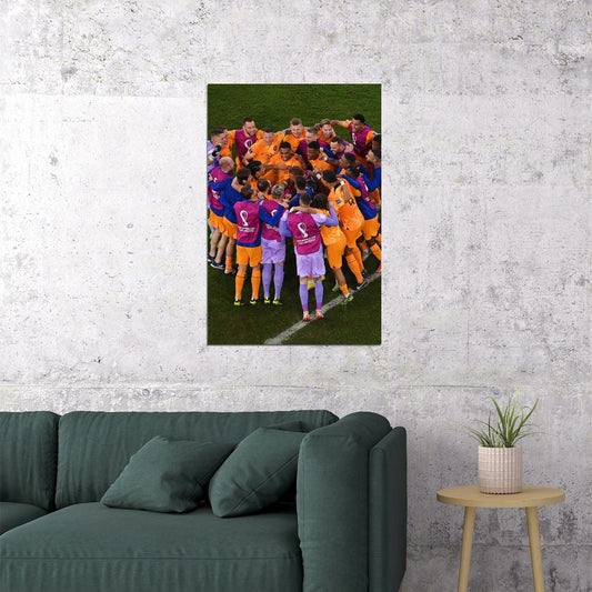 Netherlands National Football Team World Cup Poster Wall Art Print Home Wall Decor - xonomax