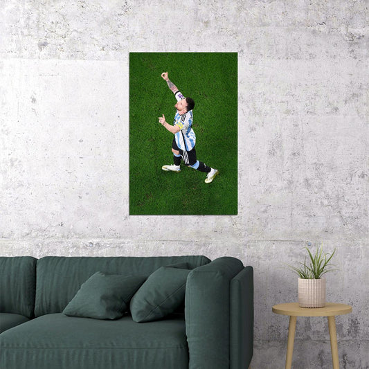 Leo Messi Argentina National Team World Cup Sport Poster Wall Art Print Home Wall Decor - xonomax
