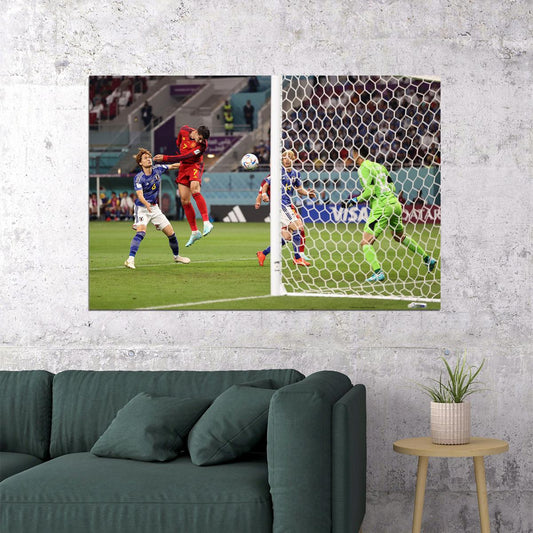 Alvaro Morata Goal Spain National Team World Cup Poster Wall Art Print Home Wall Decor - xonomax