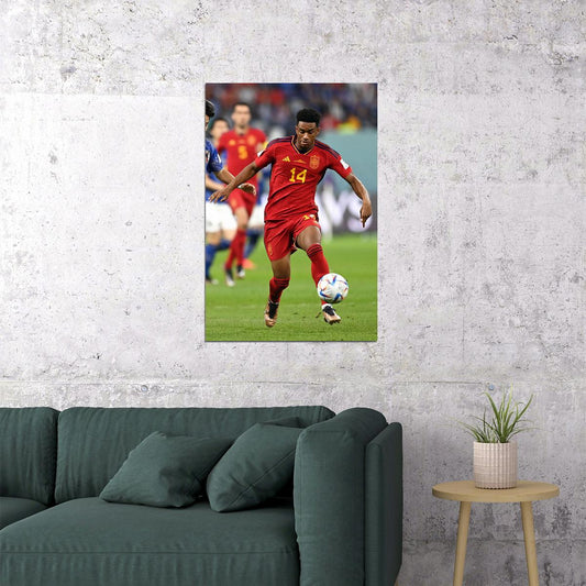 Alejandro Balde Spain National Team World Cup Poster Wall Art Print Home Wall Decor - xonomax
