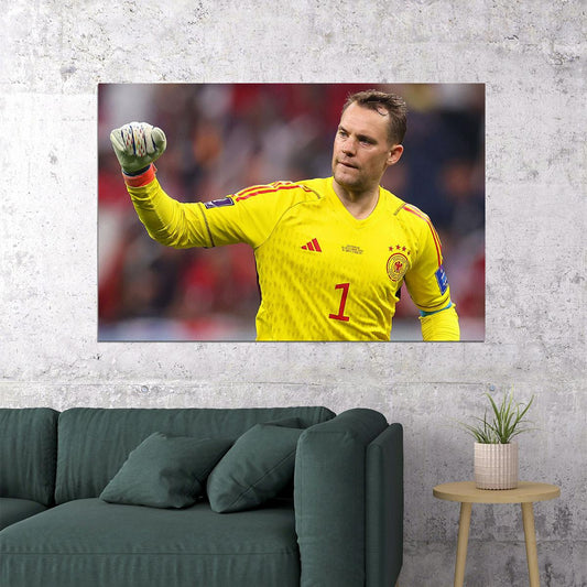 Manuel Neuer Germany National Team World Cup Poster Wall Art Print Home Wall Decor - xonomax