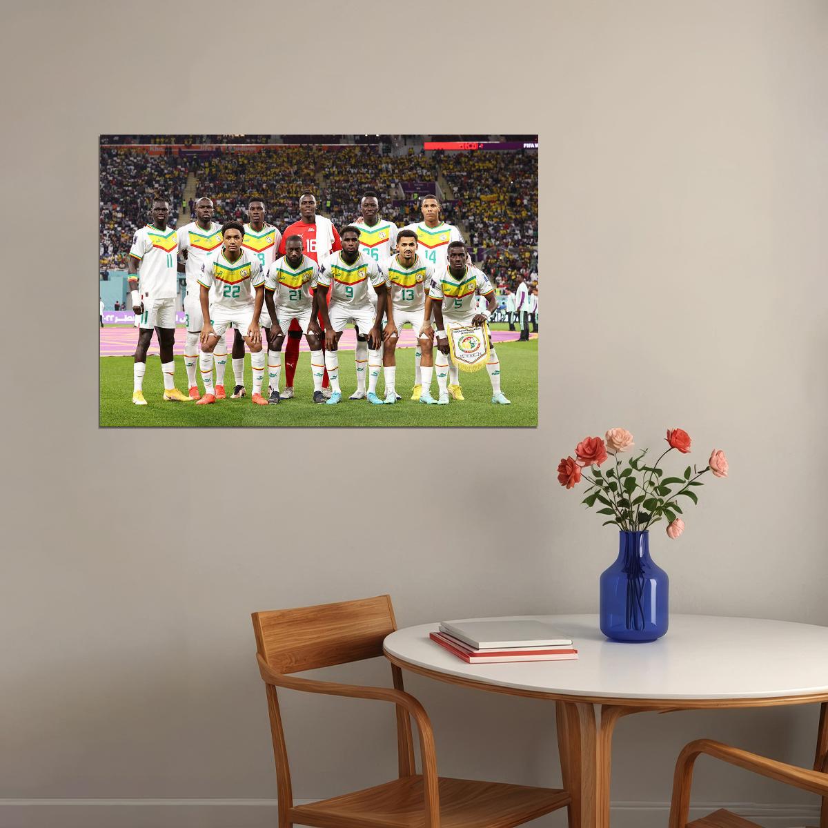 Senegal National Football Team World Cup Poster Wall Art Print Home Wall Decor