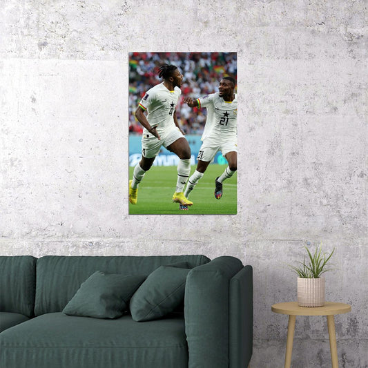 Mohammed Salisu Ghana National Team World Cup Poster Wall Art Print Home Wall Decor - xonomax