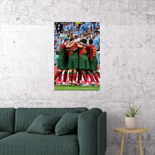 Portugal National Football Team World Cup Poster Wall Art Print Home Wall Decor - xonomax