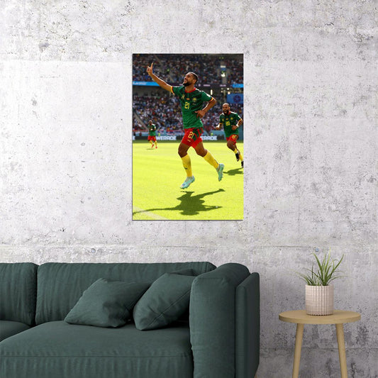 Jean Charles Castelletto Cameroon World Cup Poster Wall Art Print Home Wall Decor - xonomax