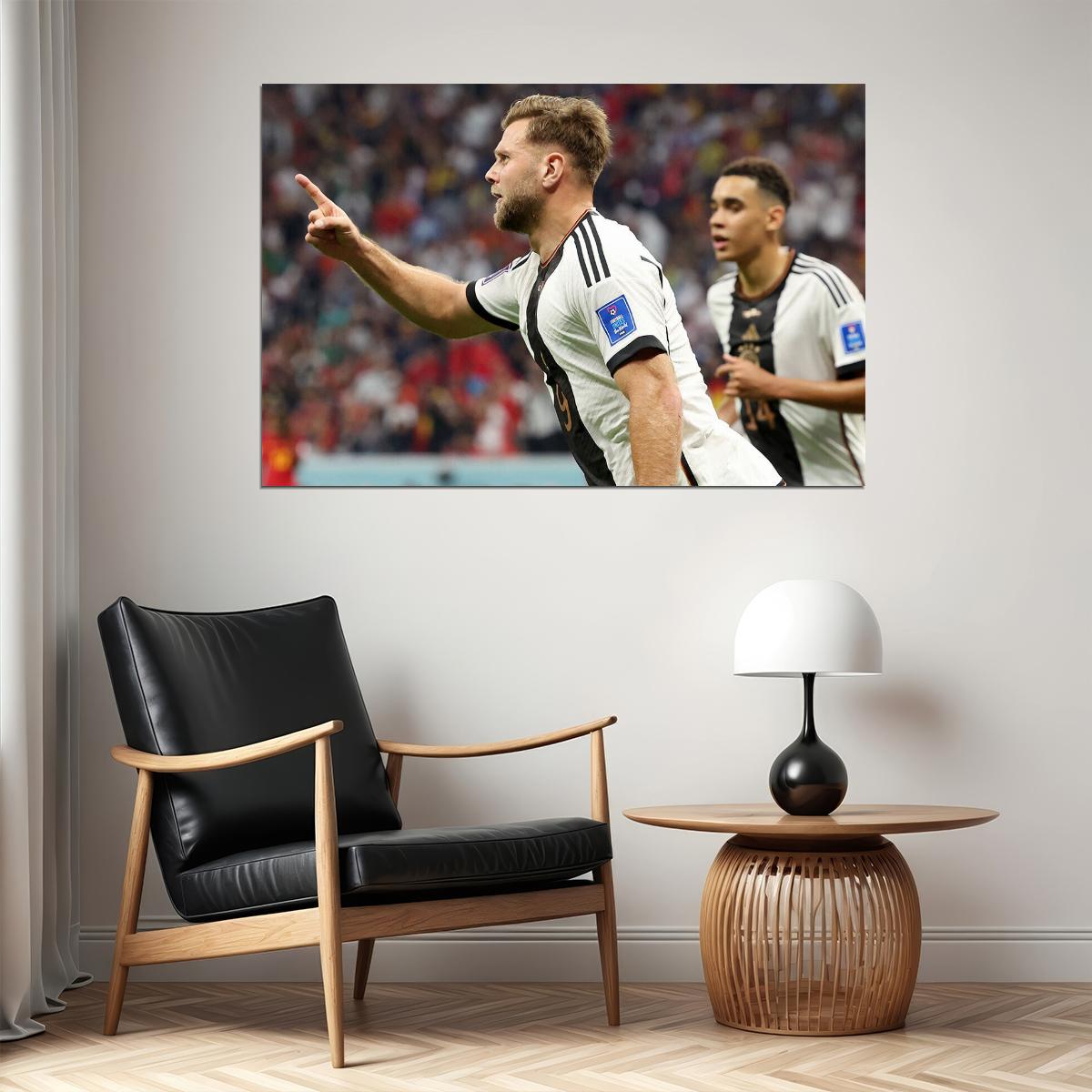 Niclas Fullkrug Goal Celebration Germany World Cup Poster Wall Art Print Home Wall Decor - xonomax
