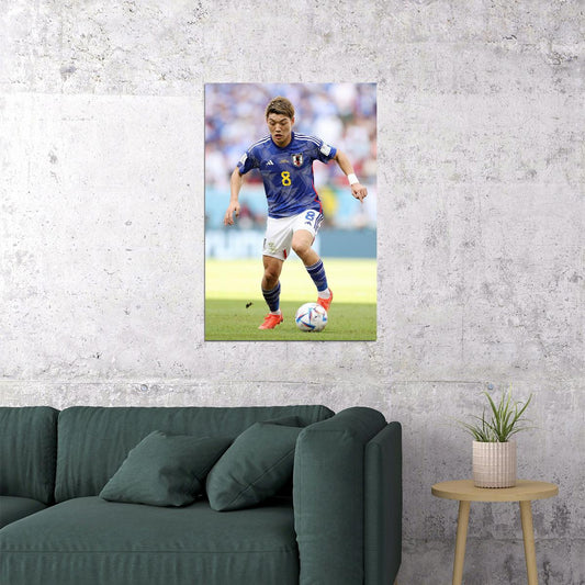 Ritsu Doan Japan National Football Team World Cup Poster Wall Art Print Home Wall Decor - xonomax