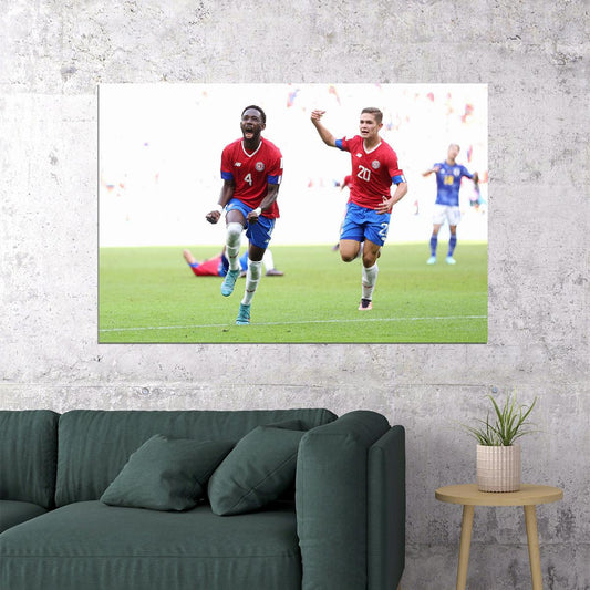 Keysher Fuller Goal Celebration Costa Rica Fans Poster Wall Art Print Home Wall Decor - xonomax