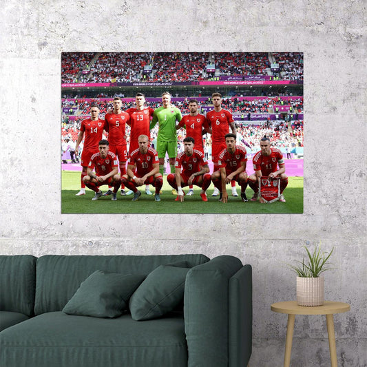 Wales National Football Team World Cup Poster Wall Art Print Home Wall Decor - xonomax