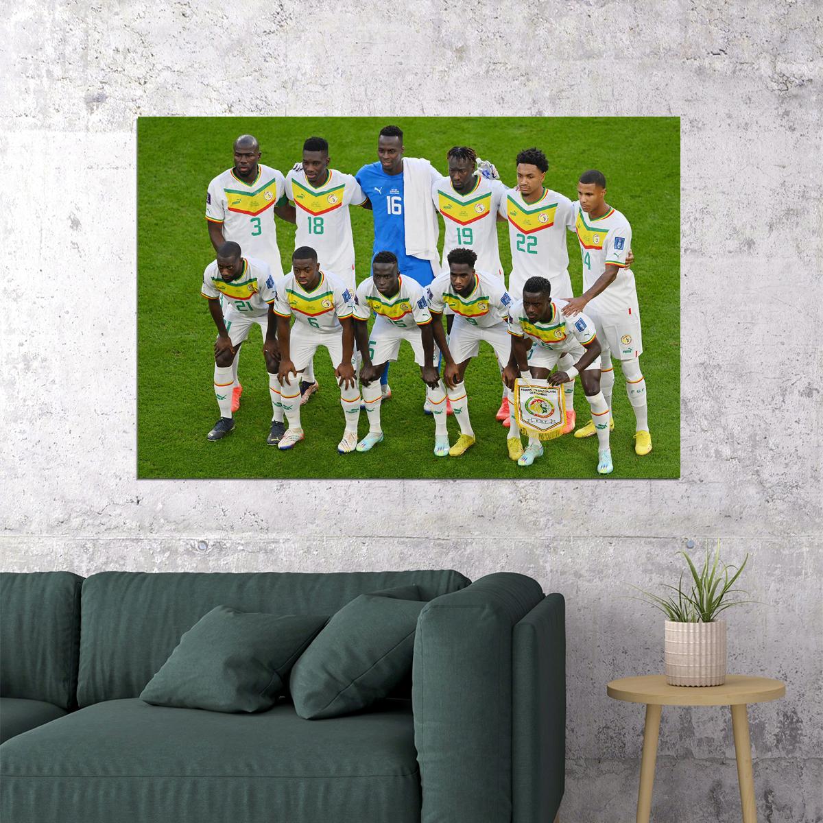 Senegal National Team Fans World Cup Poster Wall Art Print Home Wall Decor