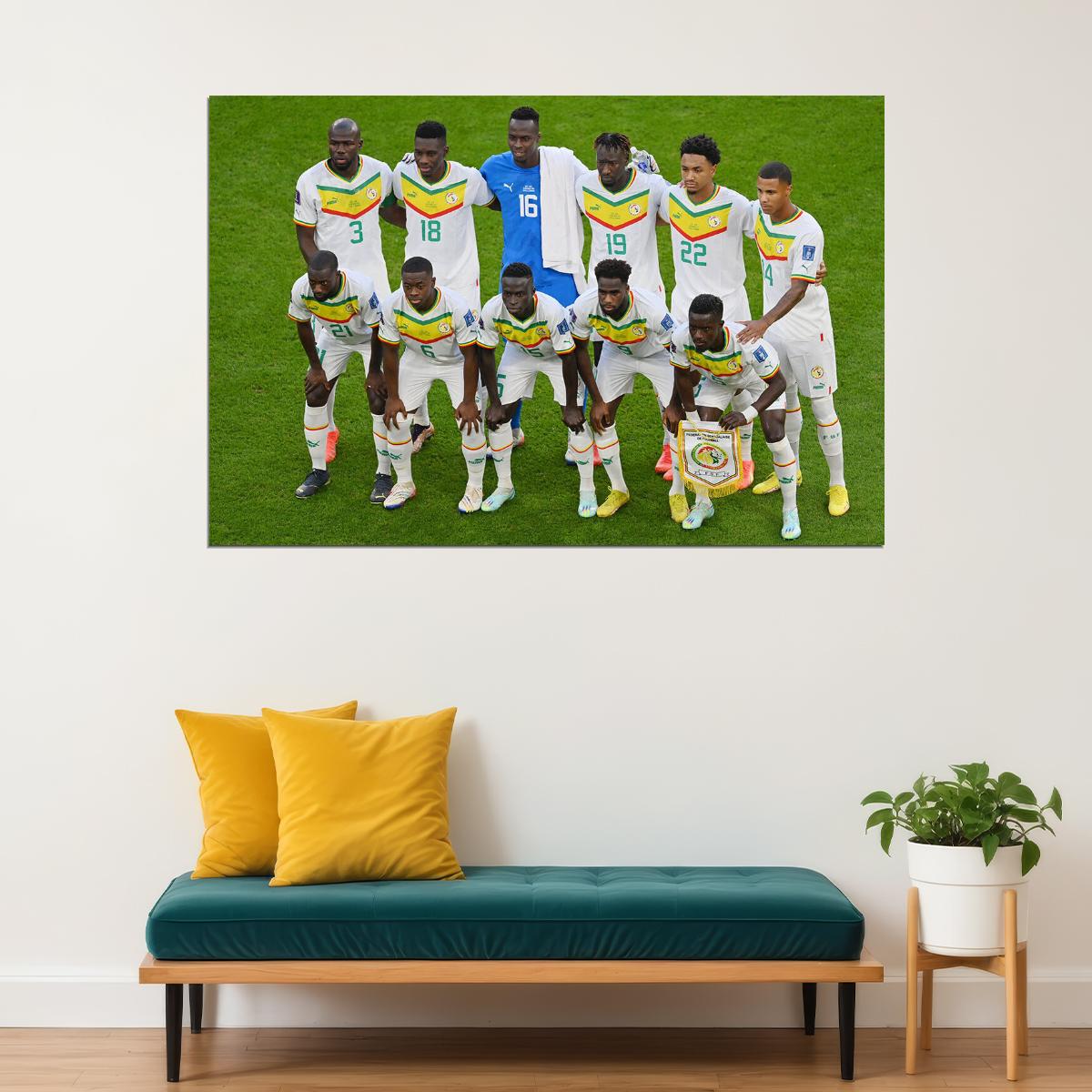 Senegal National Team Fans World Cup Poster Wall Art Print Home Wall Decor