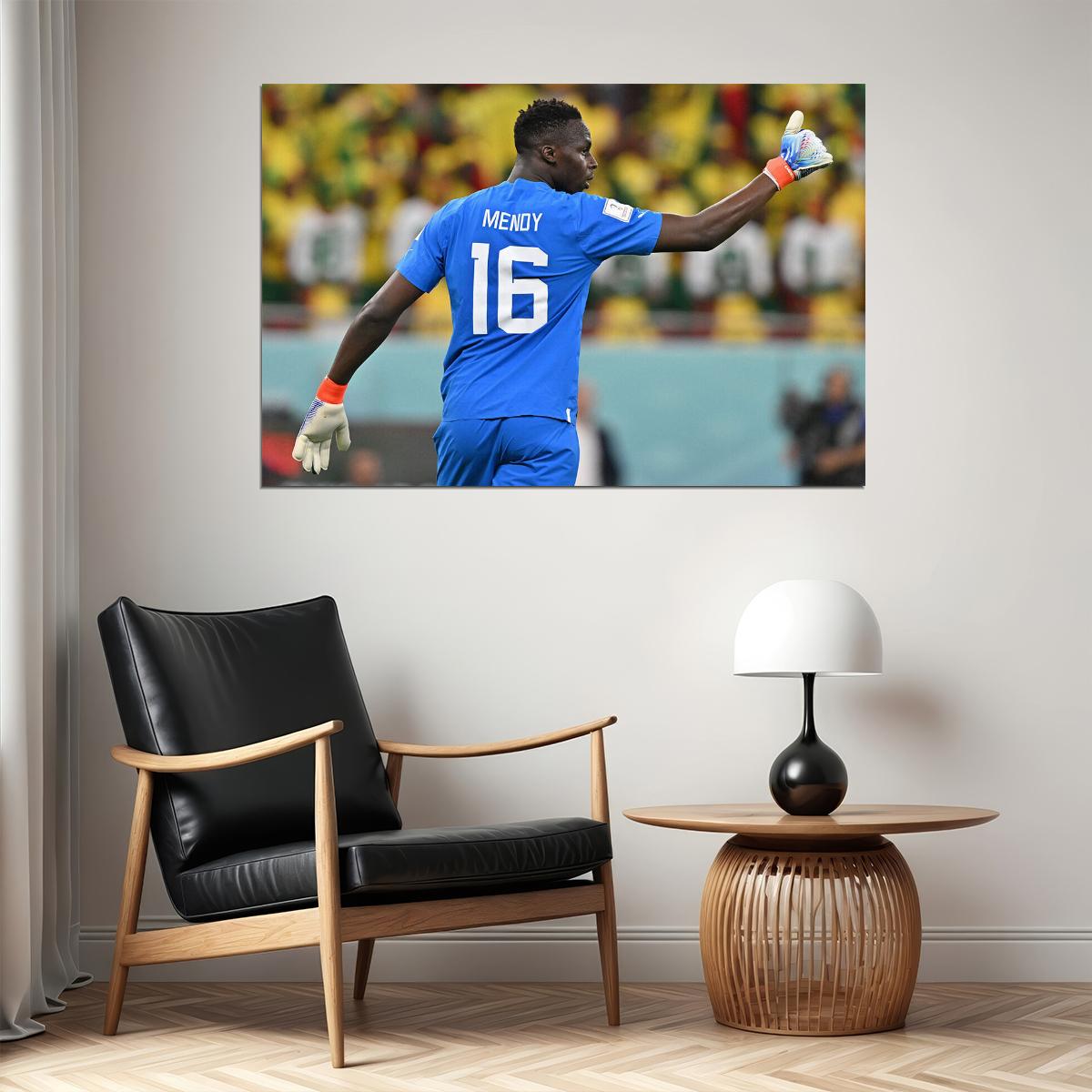 Edouard Mendy Senegal National Team World Cup Poster Wall Art Print Home Wall Decor - xonomax