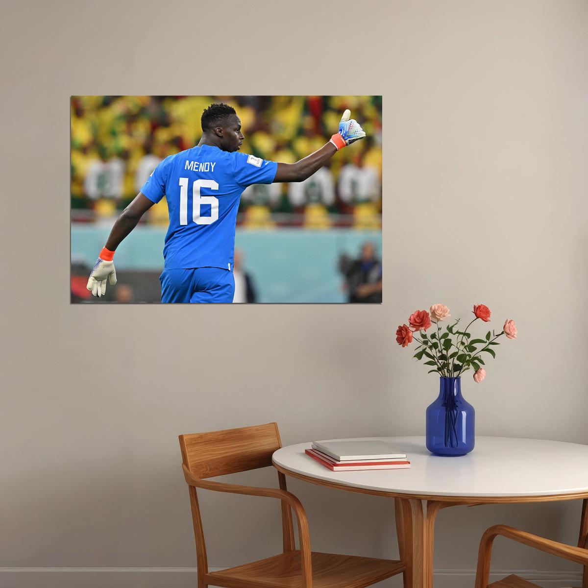 Edouard Mendy Senegal National Team World Cup Poster Wall Art Print Home Wall Decor - xonomax