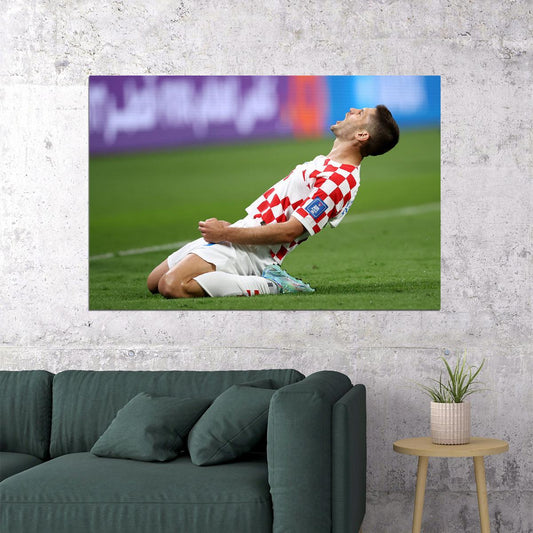 Andrej Kramaric Croatia National Team World Cup Fans Poster Wall Art Print Home Wall Decor - xonomax