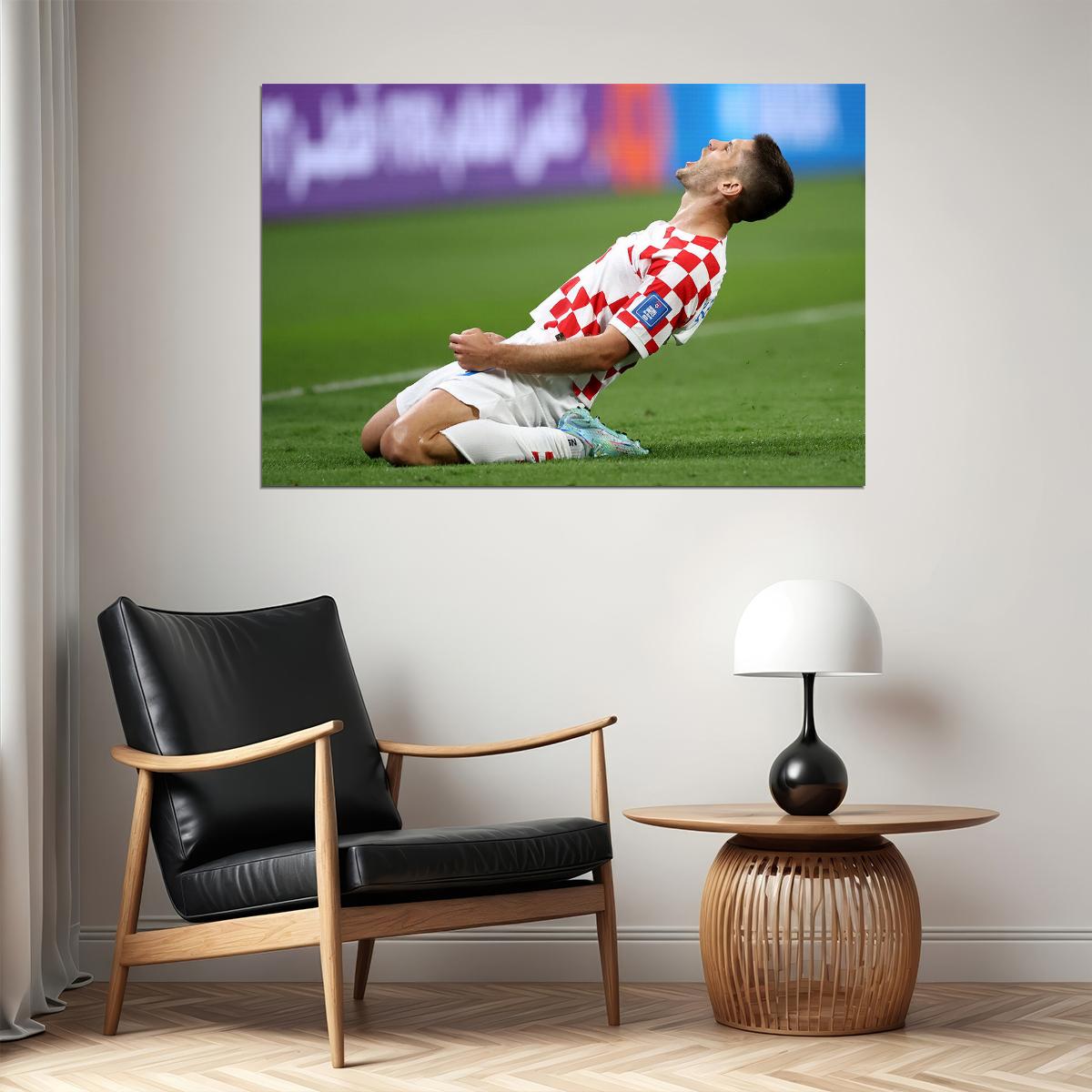 Andrej Kramaric Croatia National Team World Cup Fans Poster Wall Art Print Home Wall Decor - xonomax